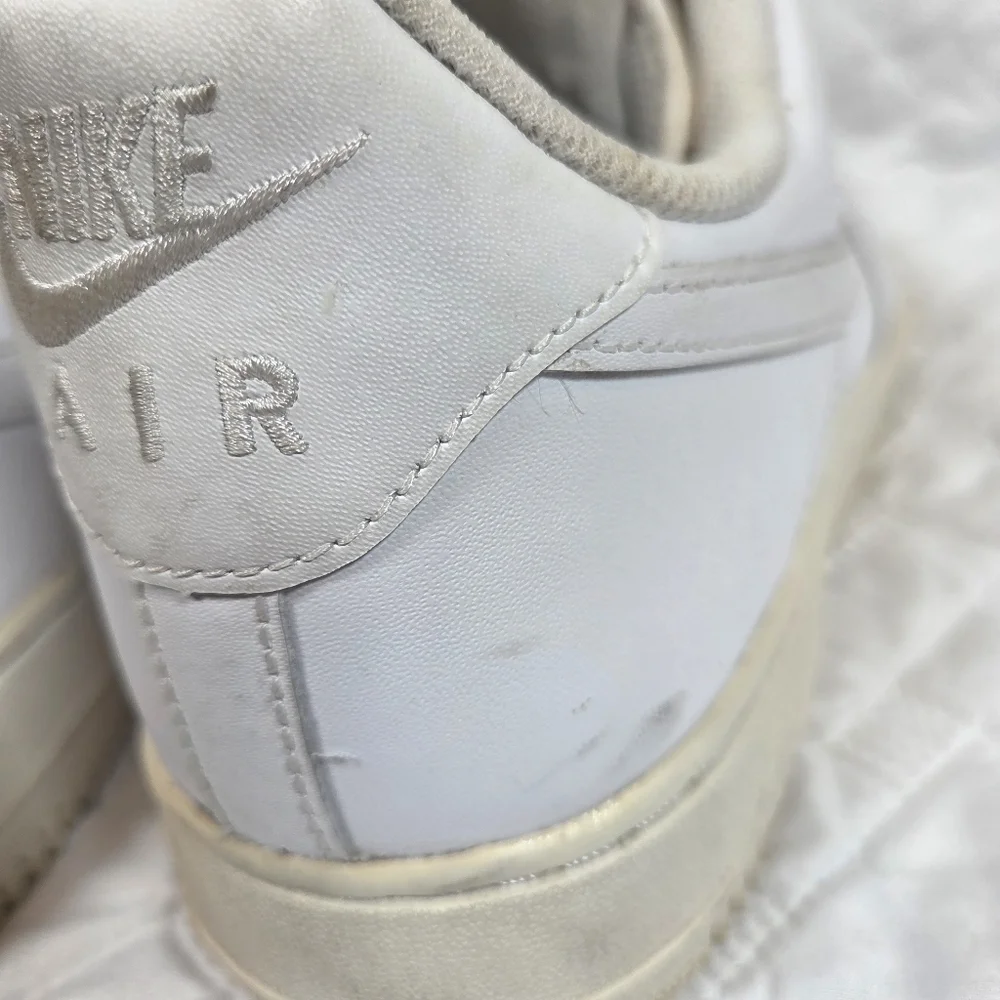 Nike Air Force 1 Low Sneakers In All White Color-way Size 12 Men’s